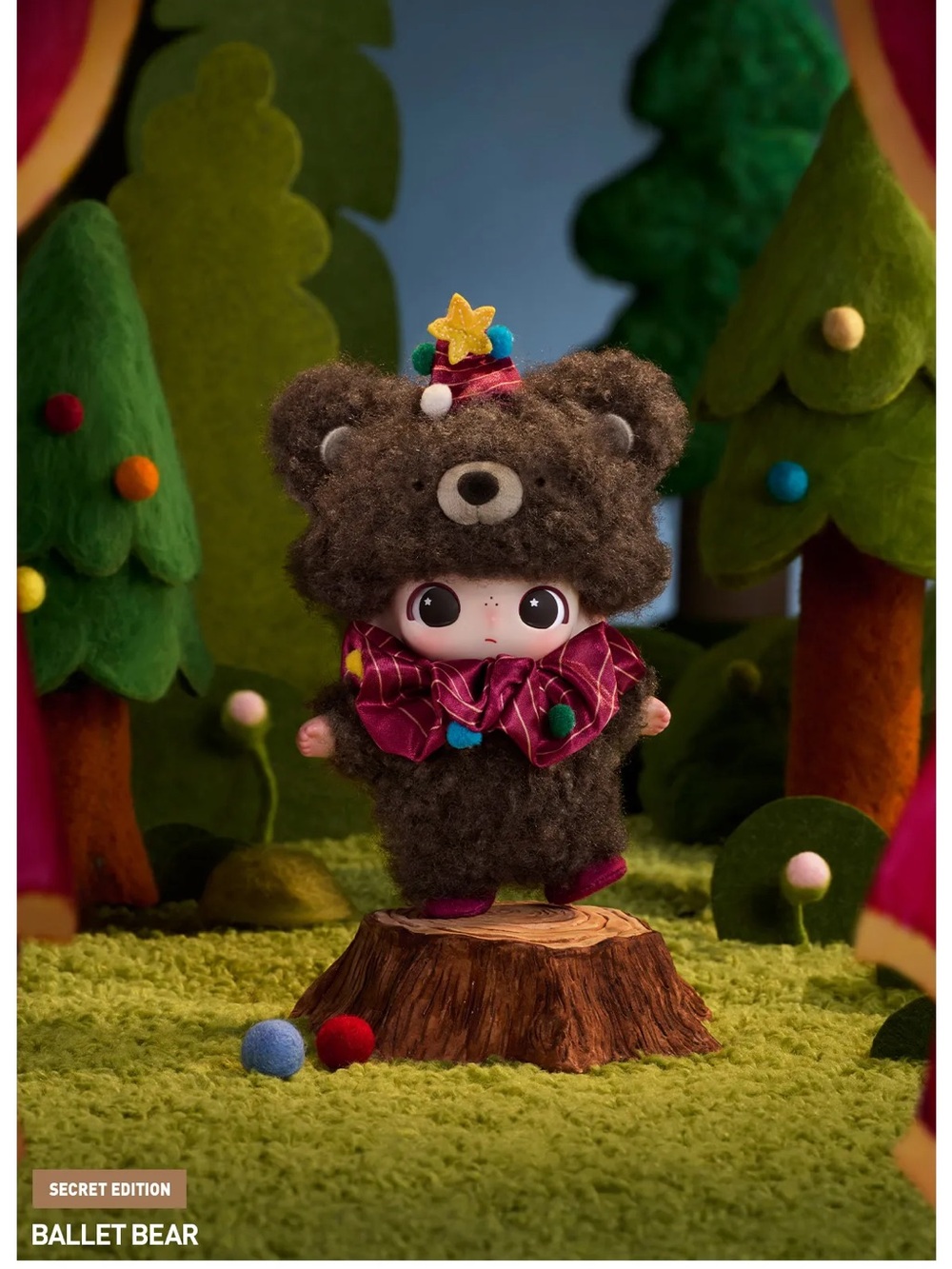 (Secret Rare) Dimoo Secret Theatre Club - Ballet Bear Plush pendant
